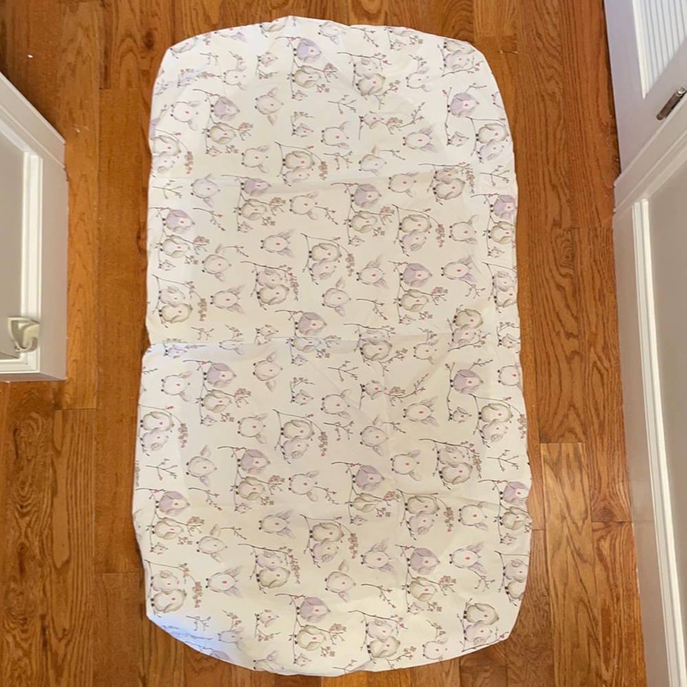 Pottery Barn crib sheet